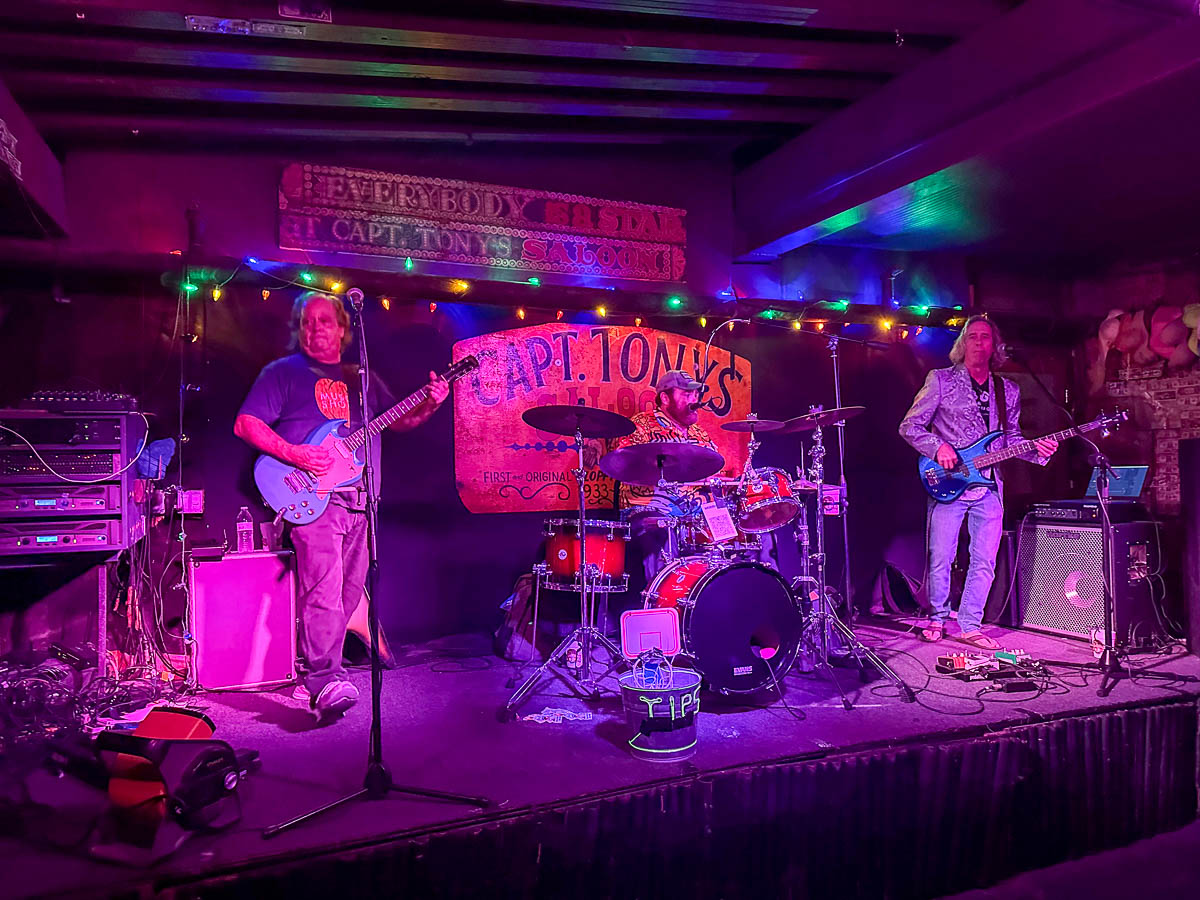 Band playing at Captain Tony's Saloon in Key West, Florida