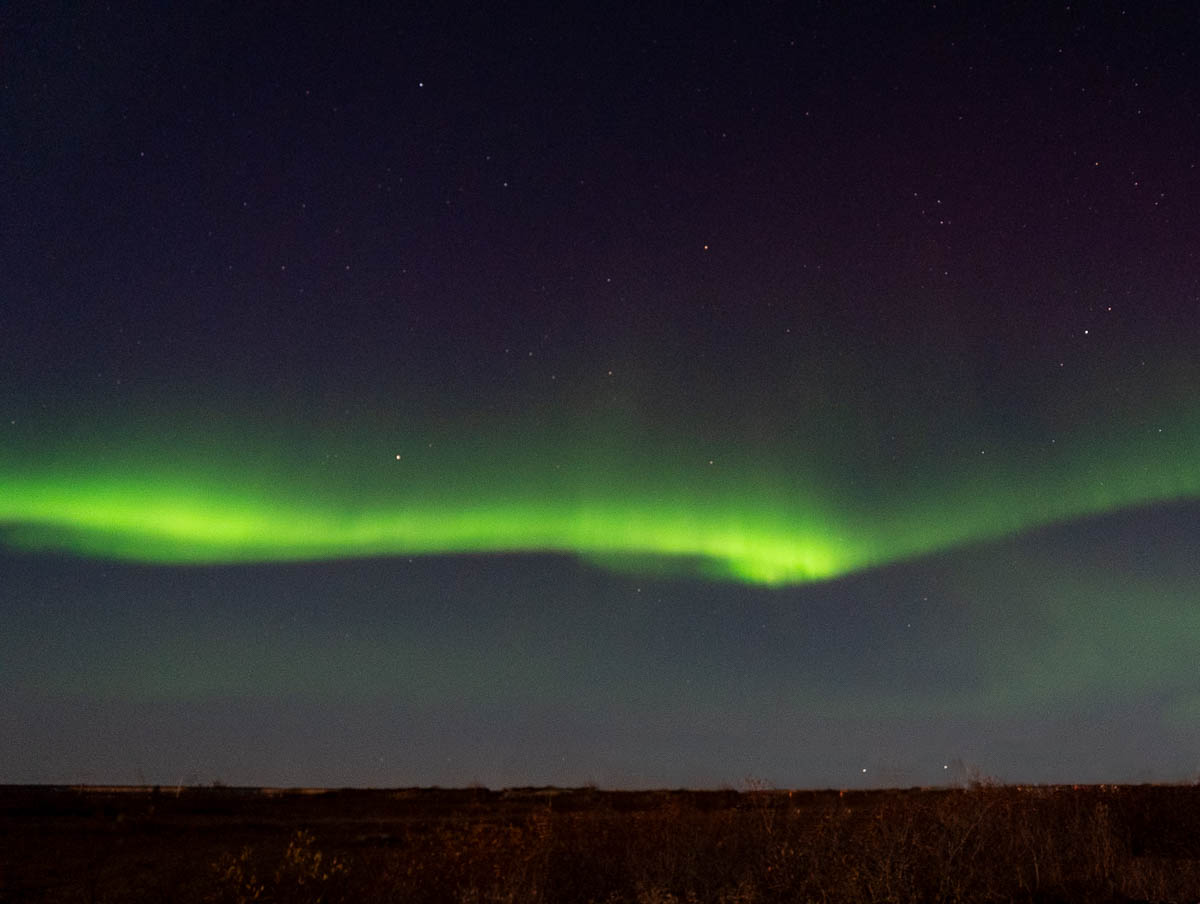 Northern Lights over Churchill, Manitoba