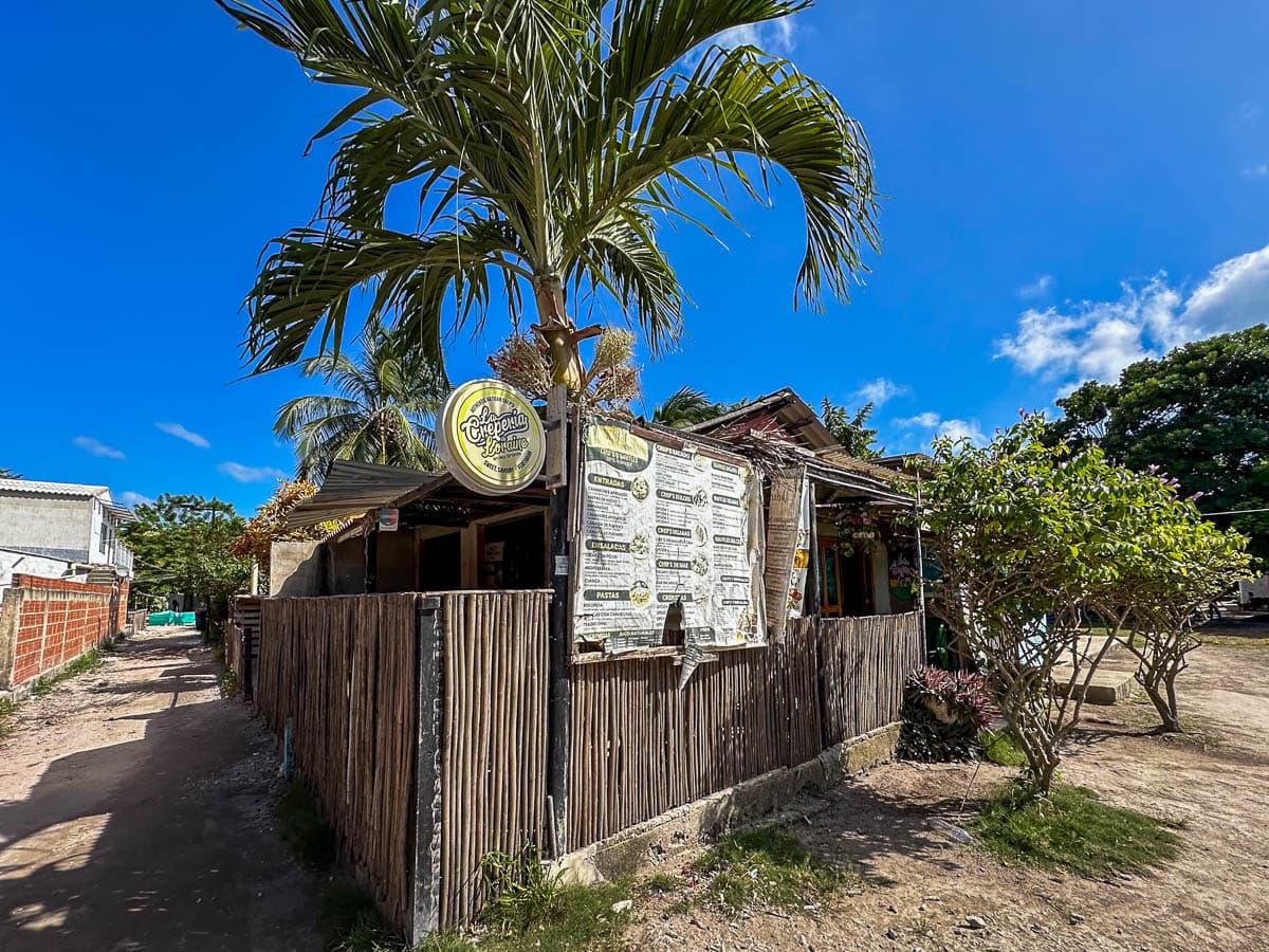 La Creperia de Loraine on Isla Grande in Colombia