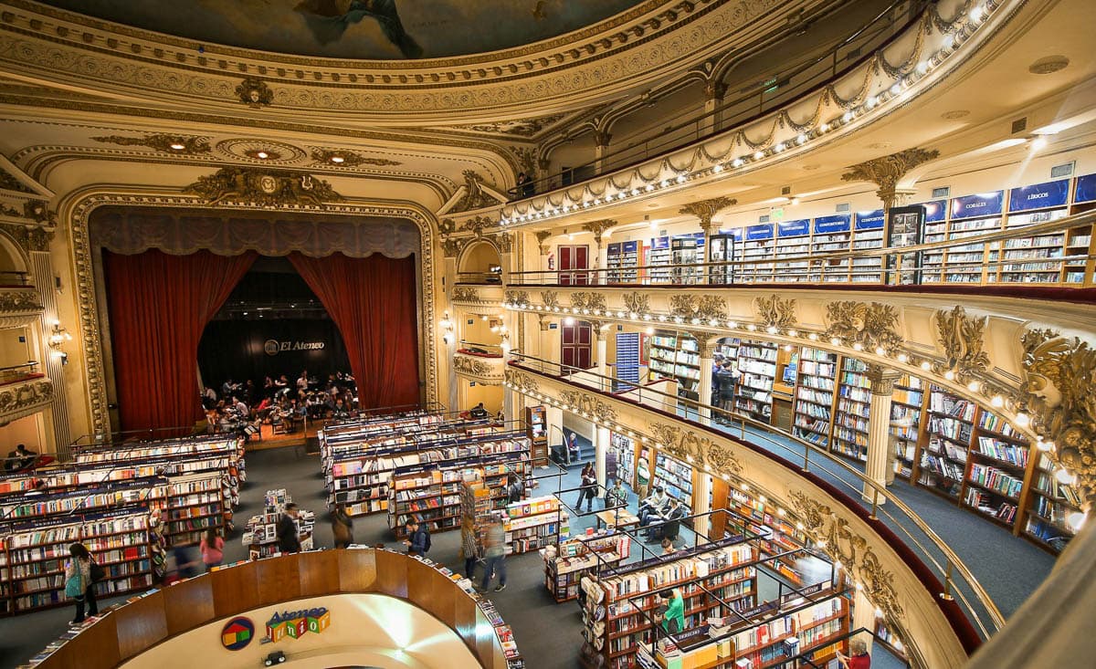 El Ateneo Grand Splendid bookstore in Buenos Aires, Argentina