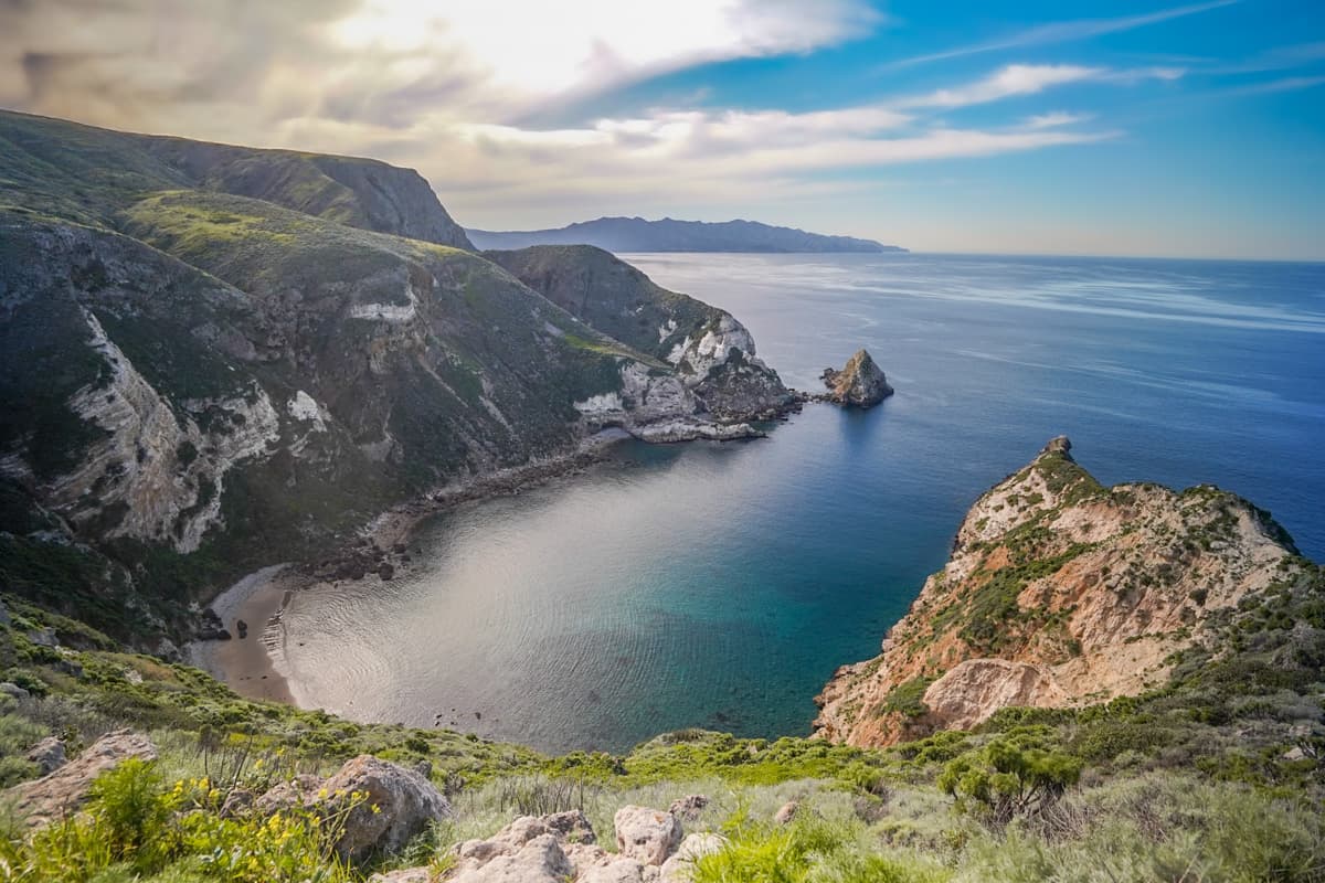 Potato Harbor on Santa Cruz Island in Channel Islands National Park, California
