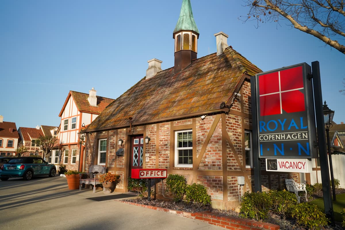 Office of the Royal Copenhagen Inn in Solvang, California